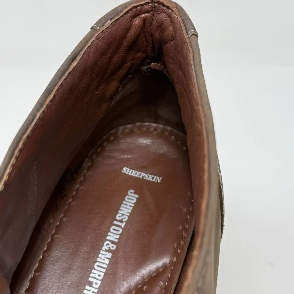 Johnston Murphy Copeland Chukka Boots Mens 9 M Brown Sheepskin Leather Classic